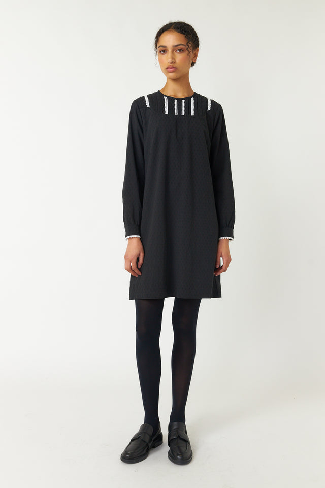 Pintucked dress