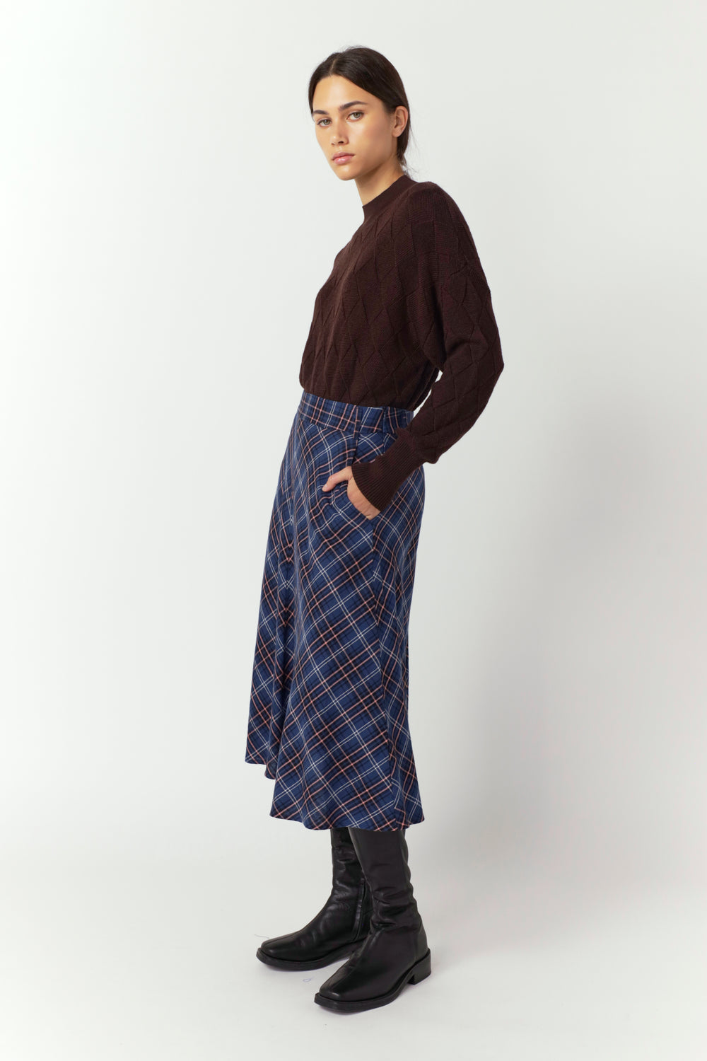Plaid skirt