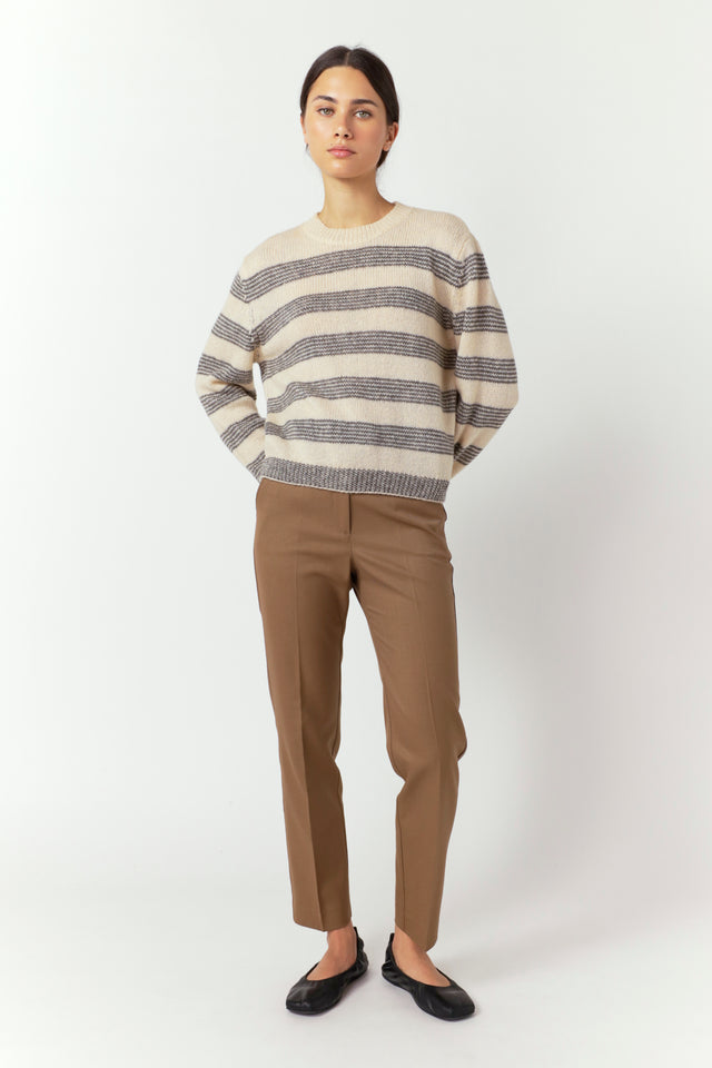 Twill cigarette pant