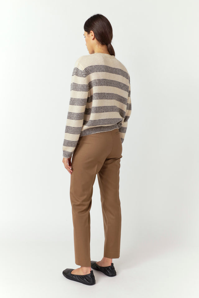 Twill cigarette pant