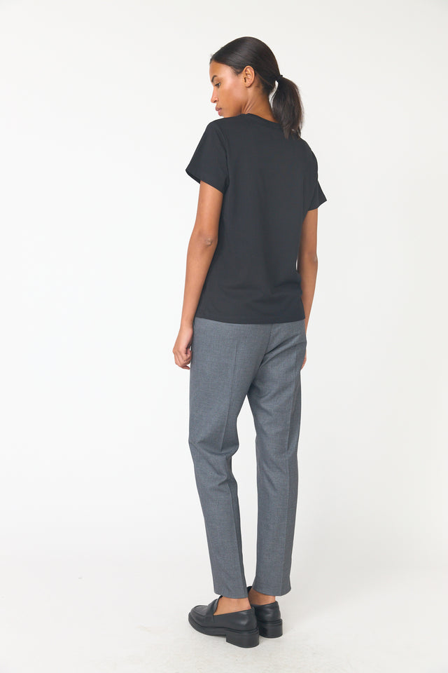 Twill cigarette pant