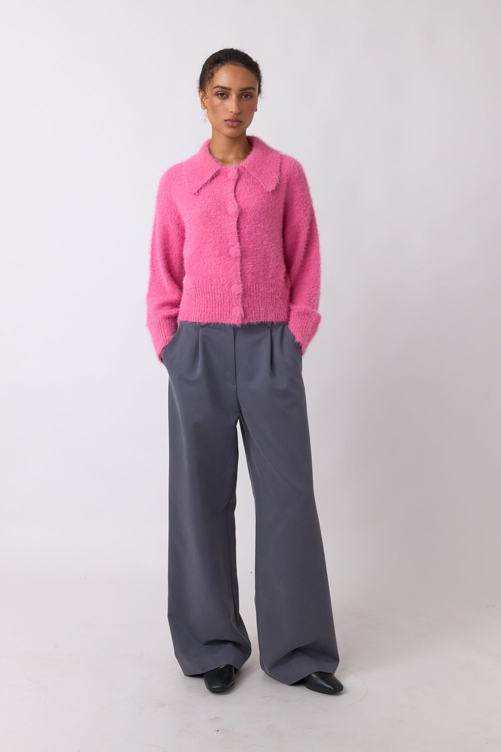 Shaggy cardigan