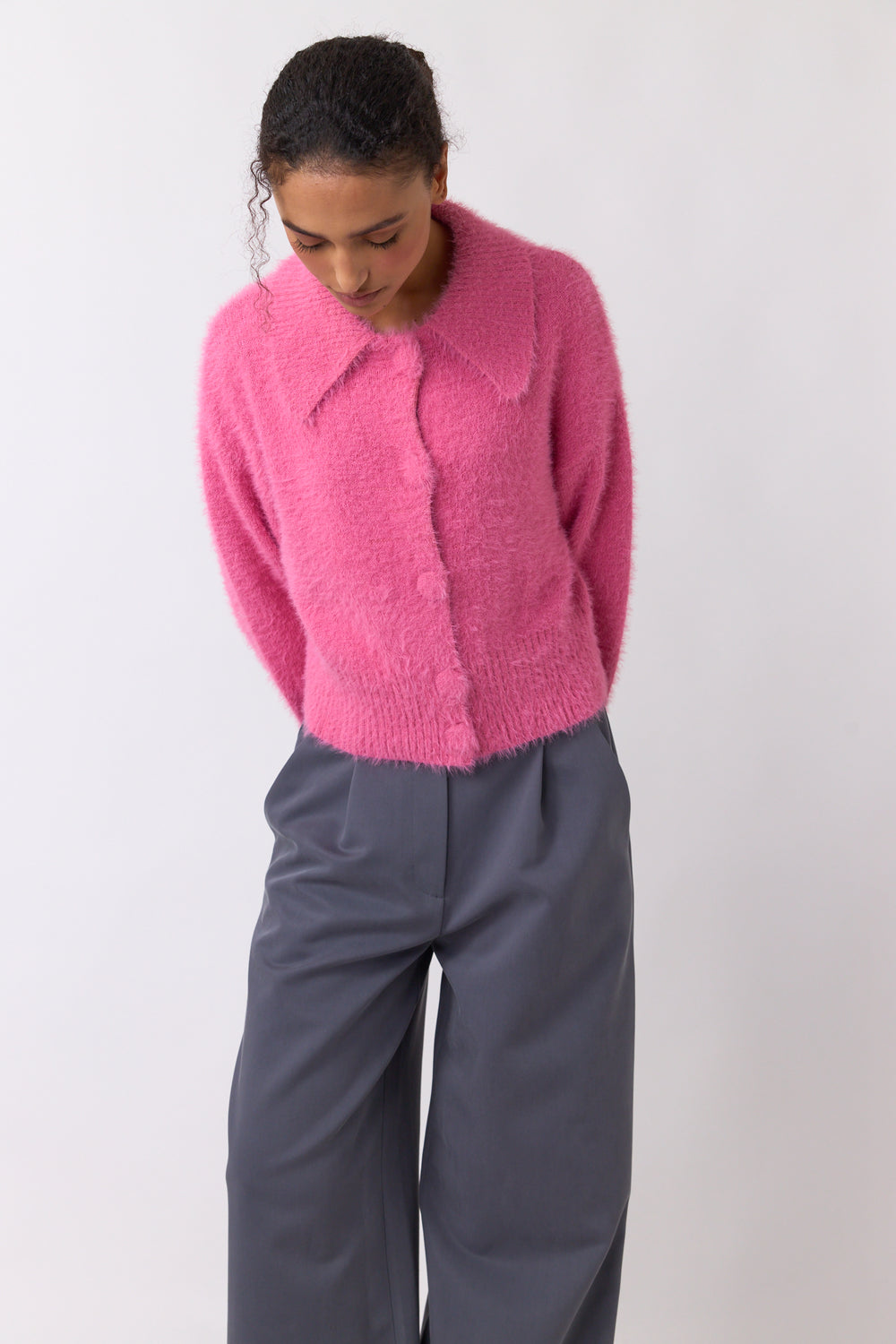 Shaggy cardigan