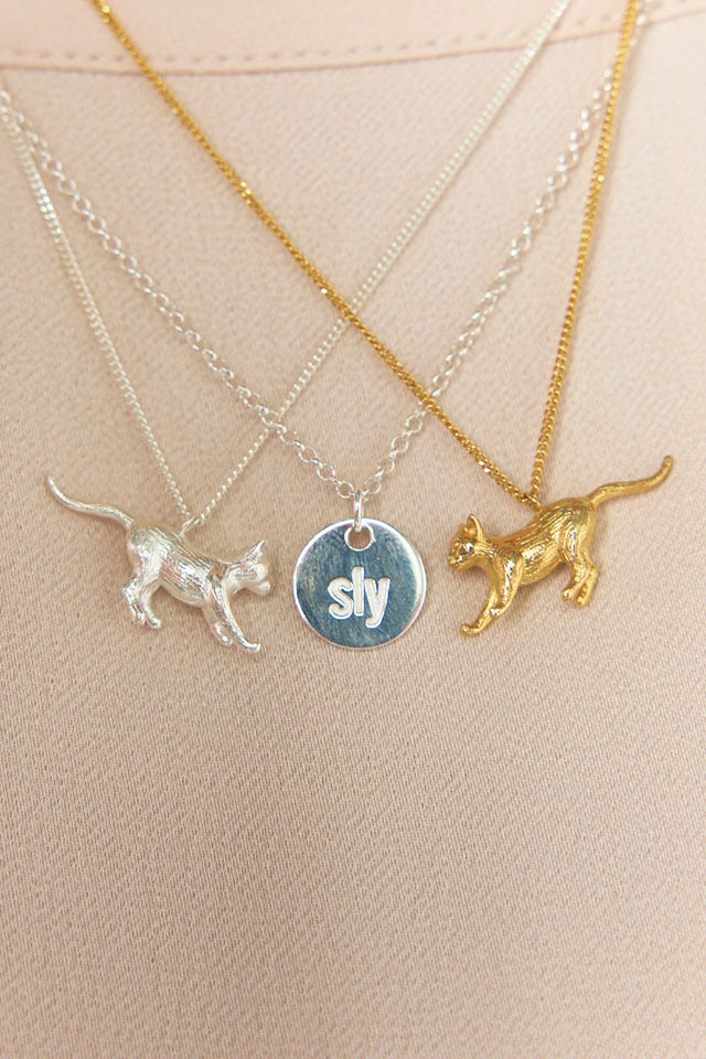 Alley cat necklace