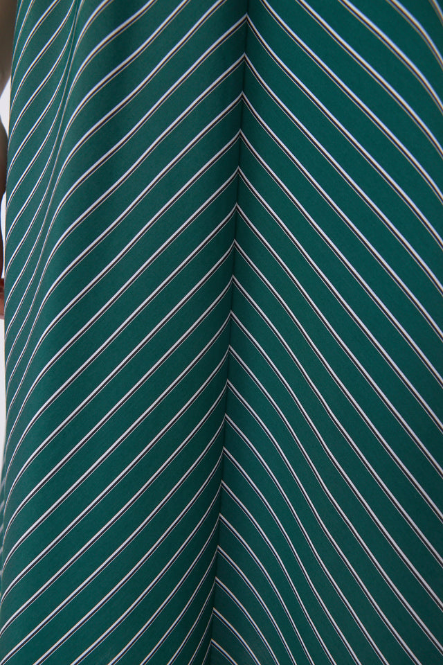 Spiral stripe dress