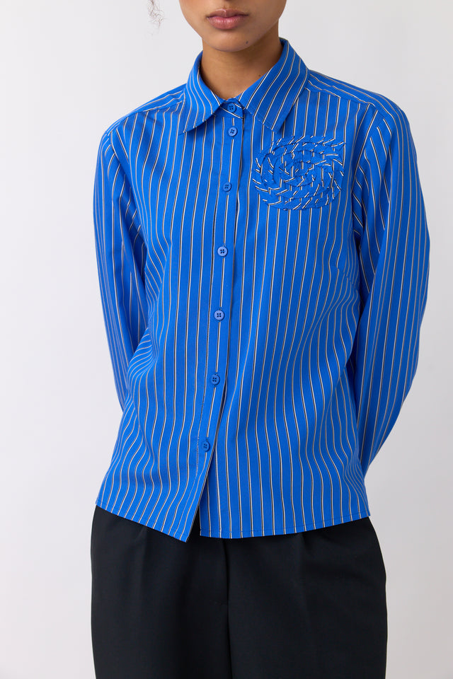 Spiral stripe shirt