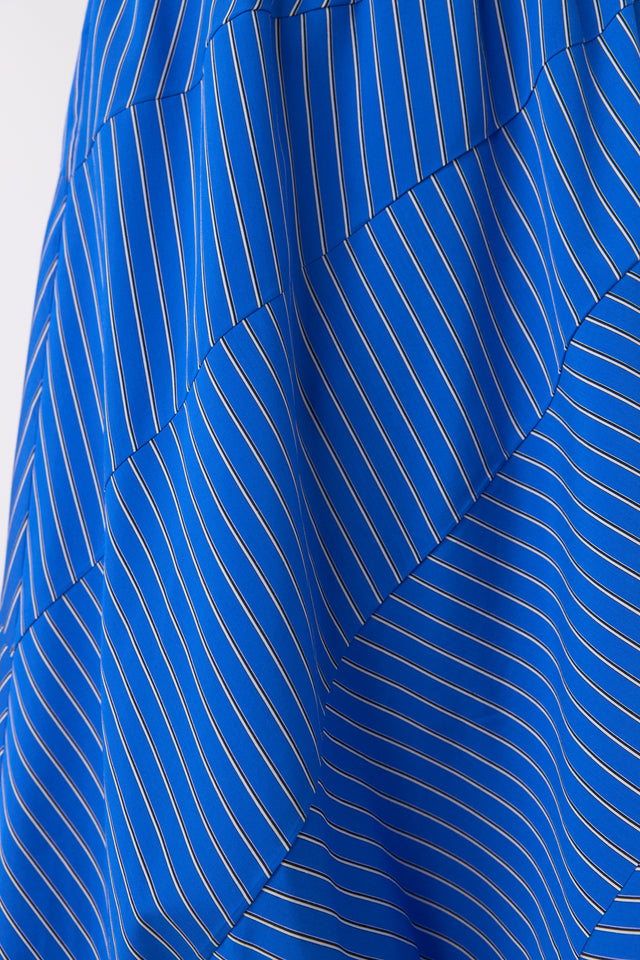 Spiral stripe skirt