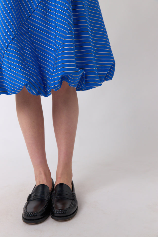 Spiral stripe skirt