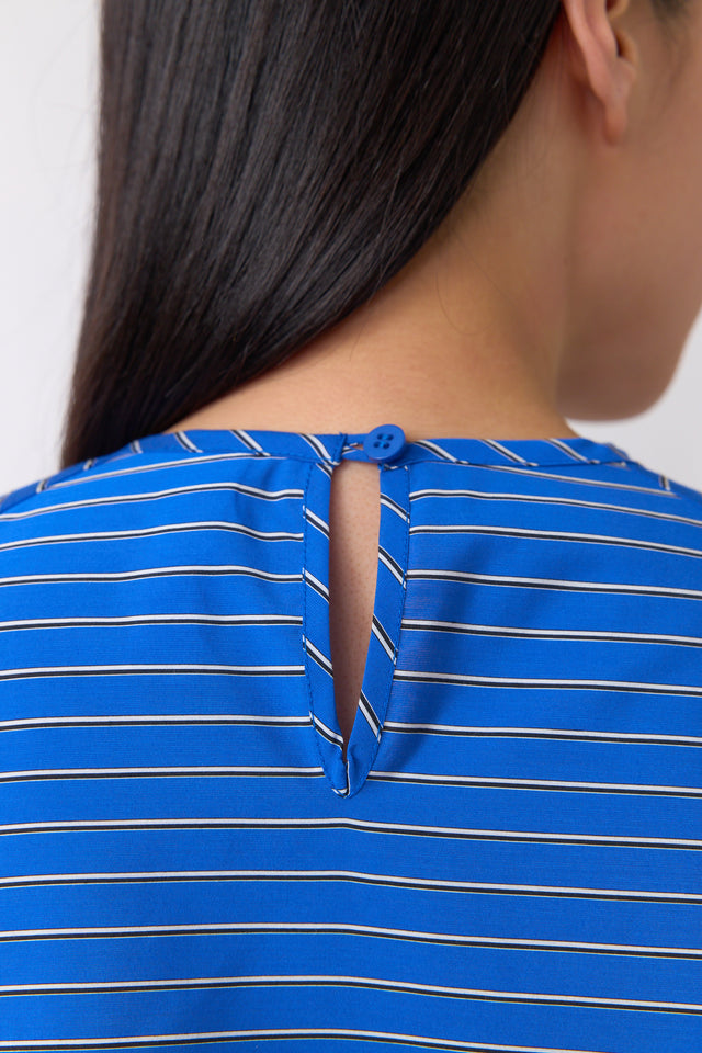 Spiral stripe top