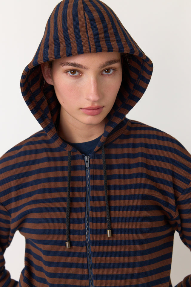 Stripey hoodie