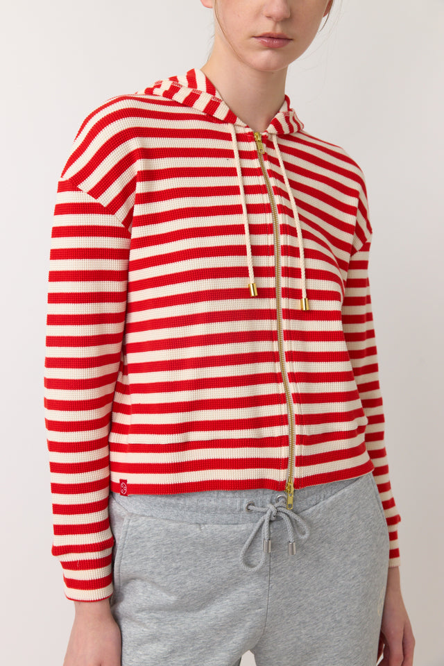 Stripey hoodie