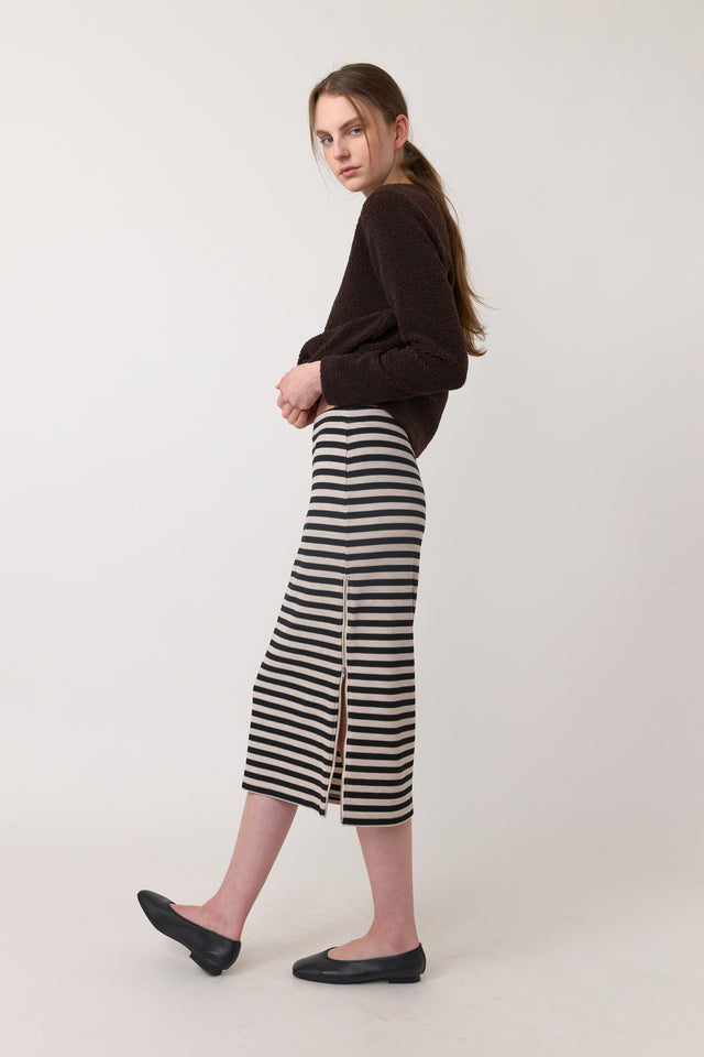 Stripey skirt