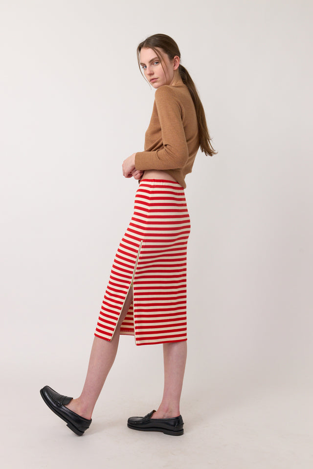 Stripey skirt