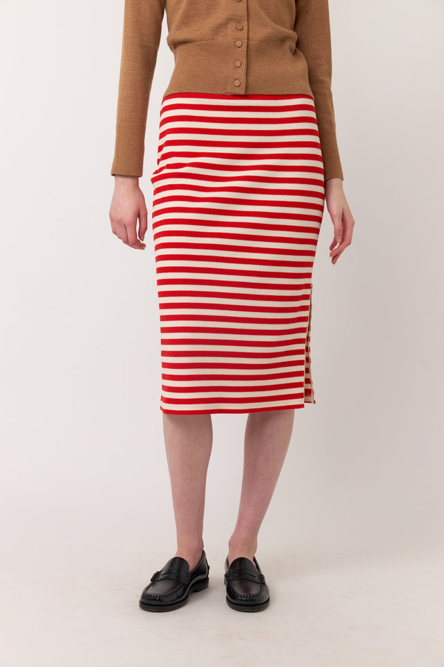 Stripey skirt