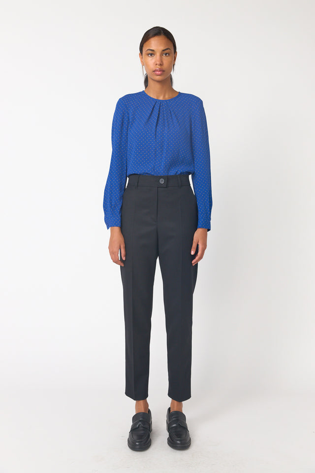 Twill cigarette pant