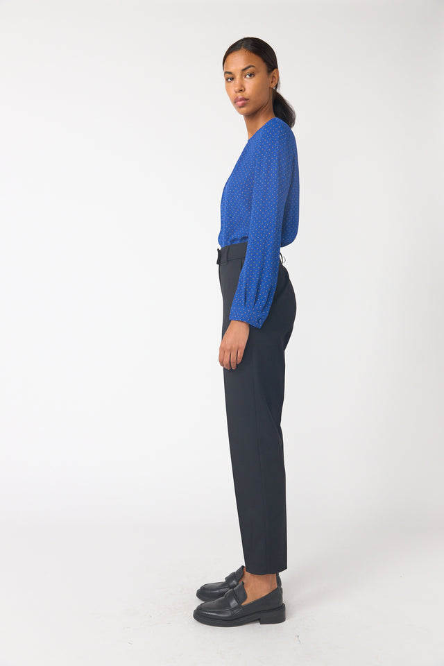 Twill cigarette pant