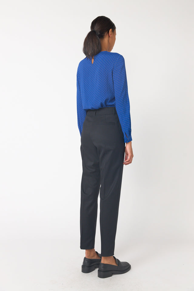 Twill cigarette pant