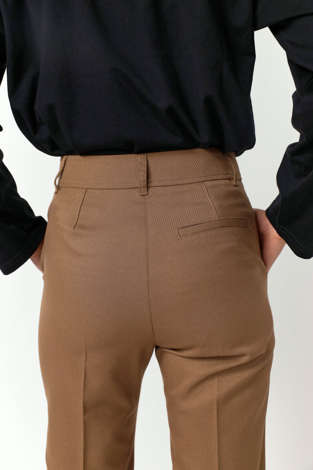 Twill cigarette pant