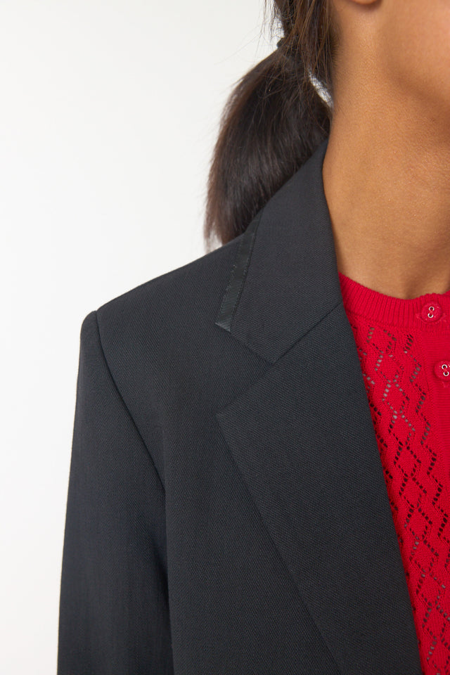 Twin striped blazer