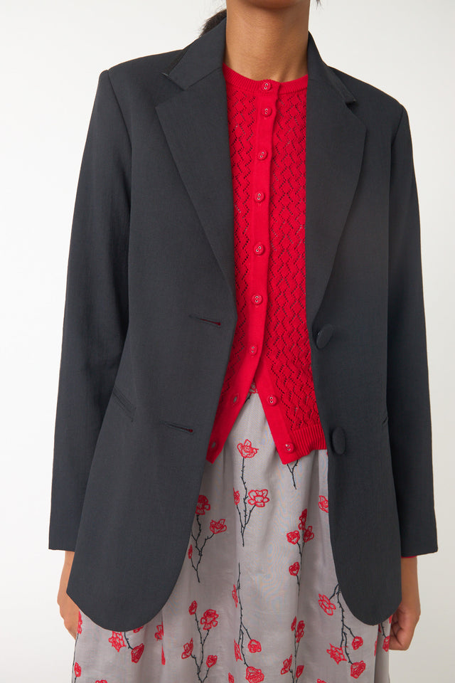 Twin striped blazer