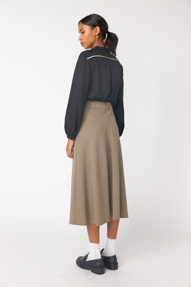 Twin striped skirt