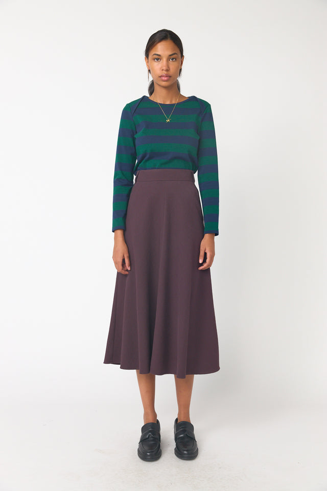 Twin striped skirt