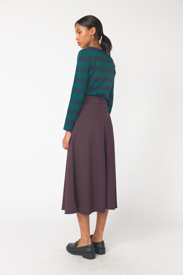 Twin striped skirt