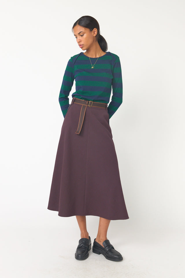 Twin striped skirt