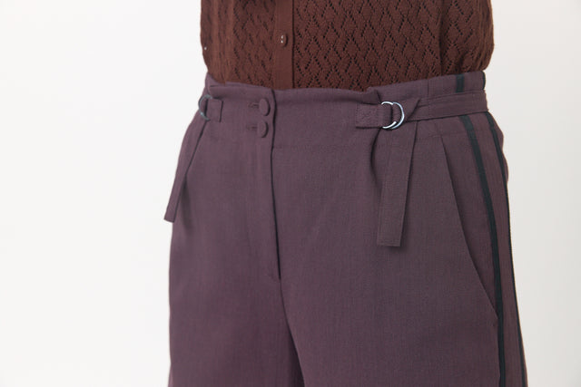 Twin striped trouser