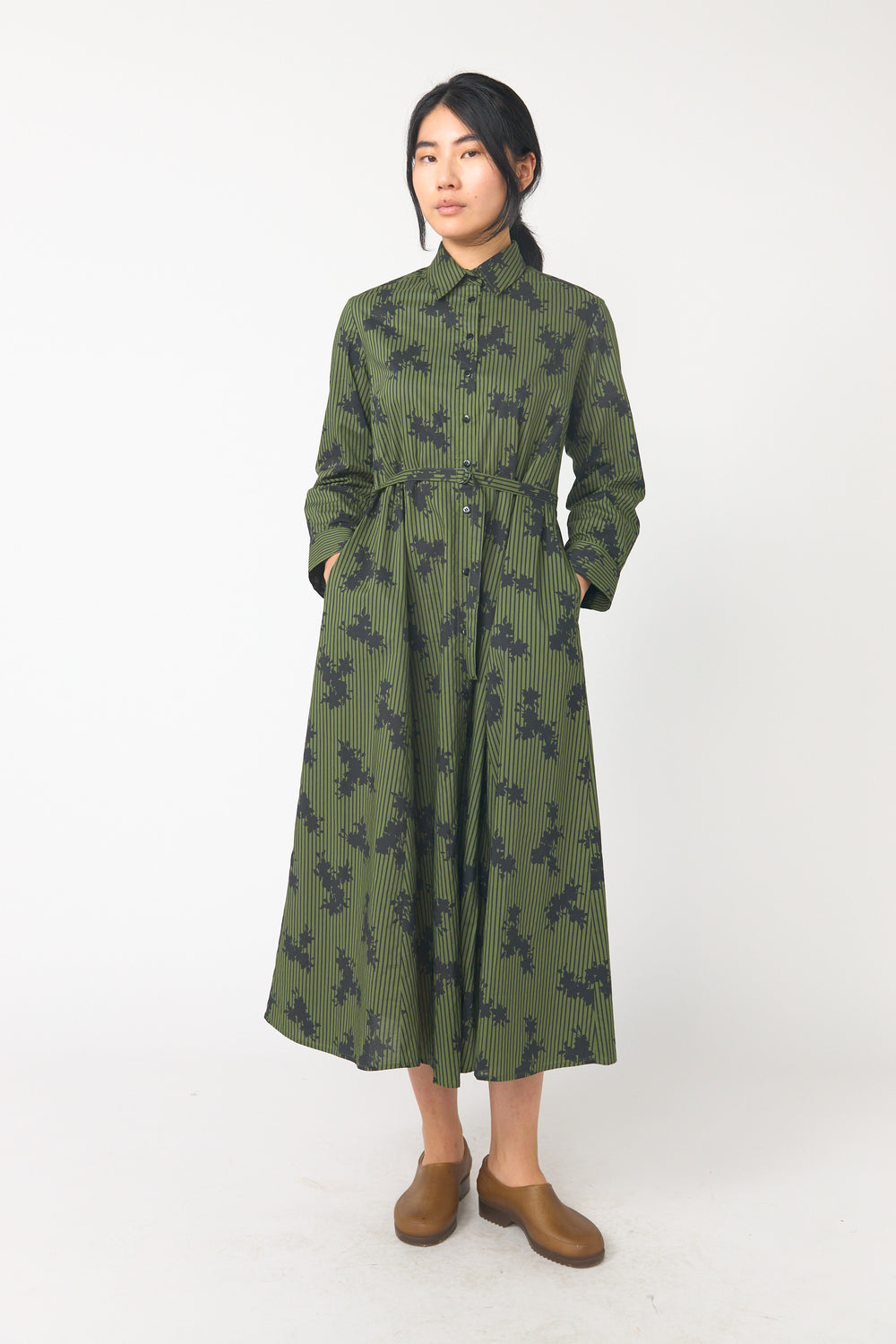 Wallpaper shirt dress