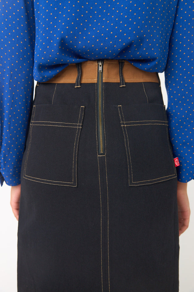 Denim yard skirt