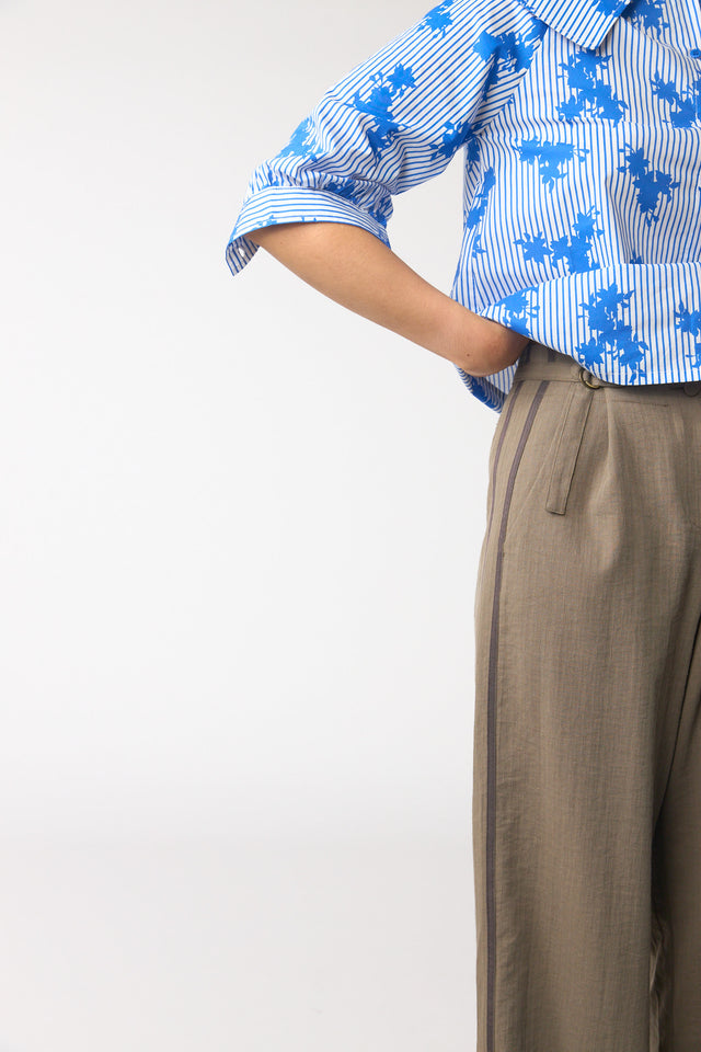 Wallpaper smock top