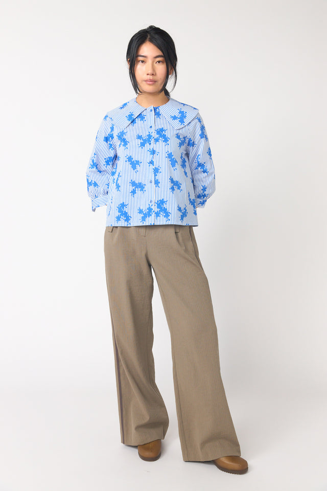 Wallpaper smock top
