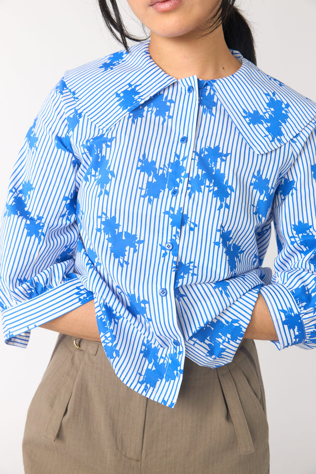 Wallpaper smock top