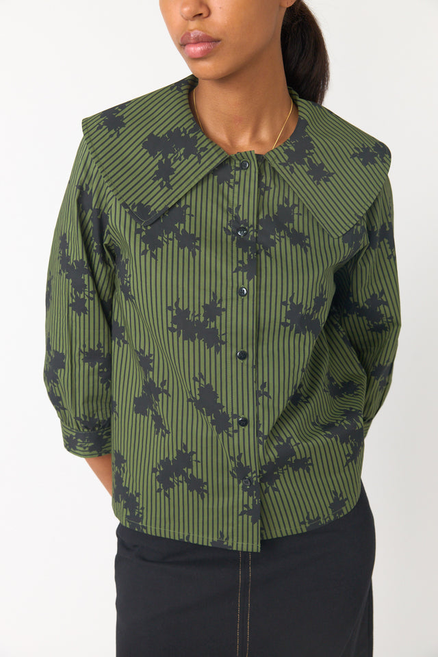 Wallpaper smock top