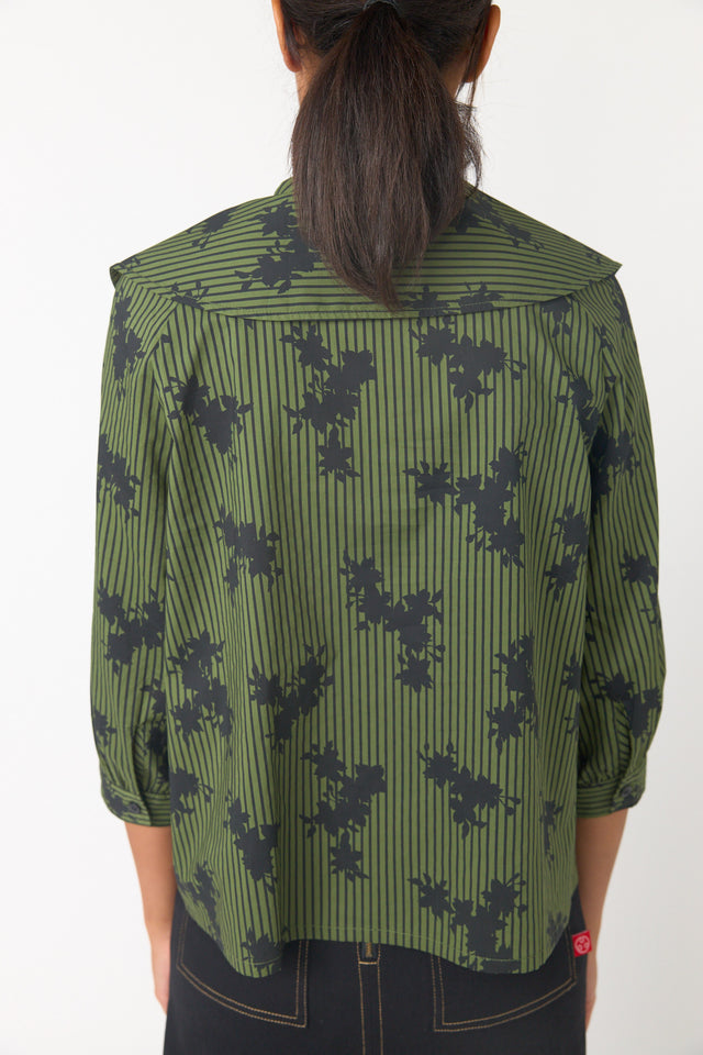 Wallpaper smock top