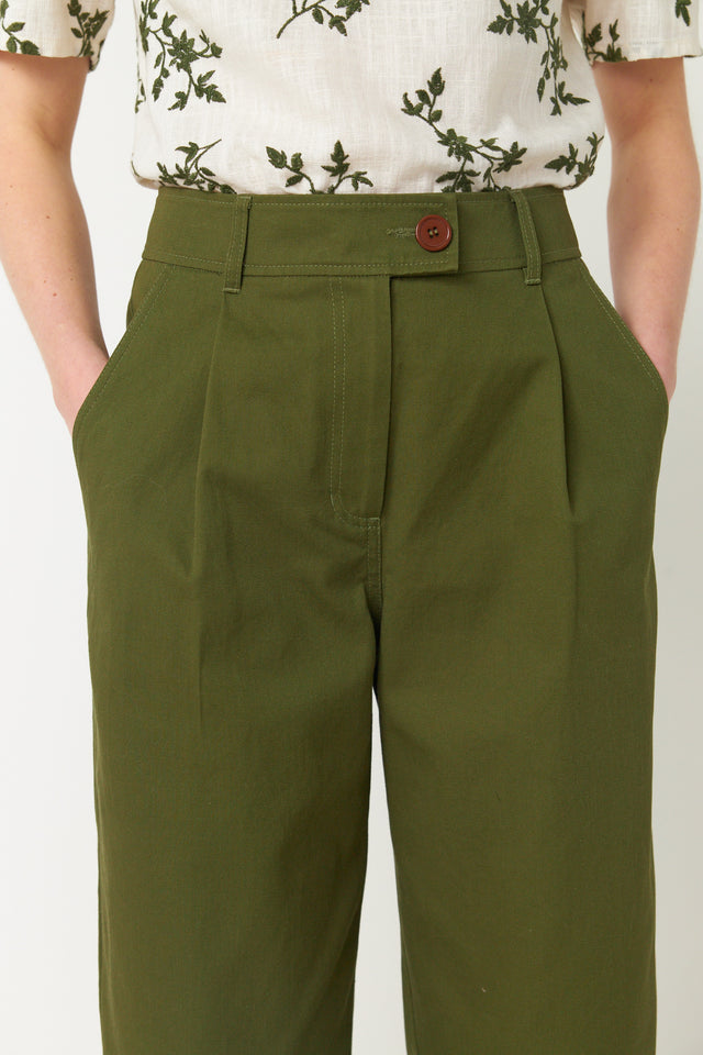 Workwear barrel pant